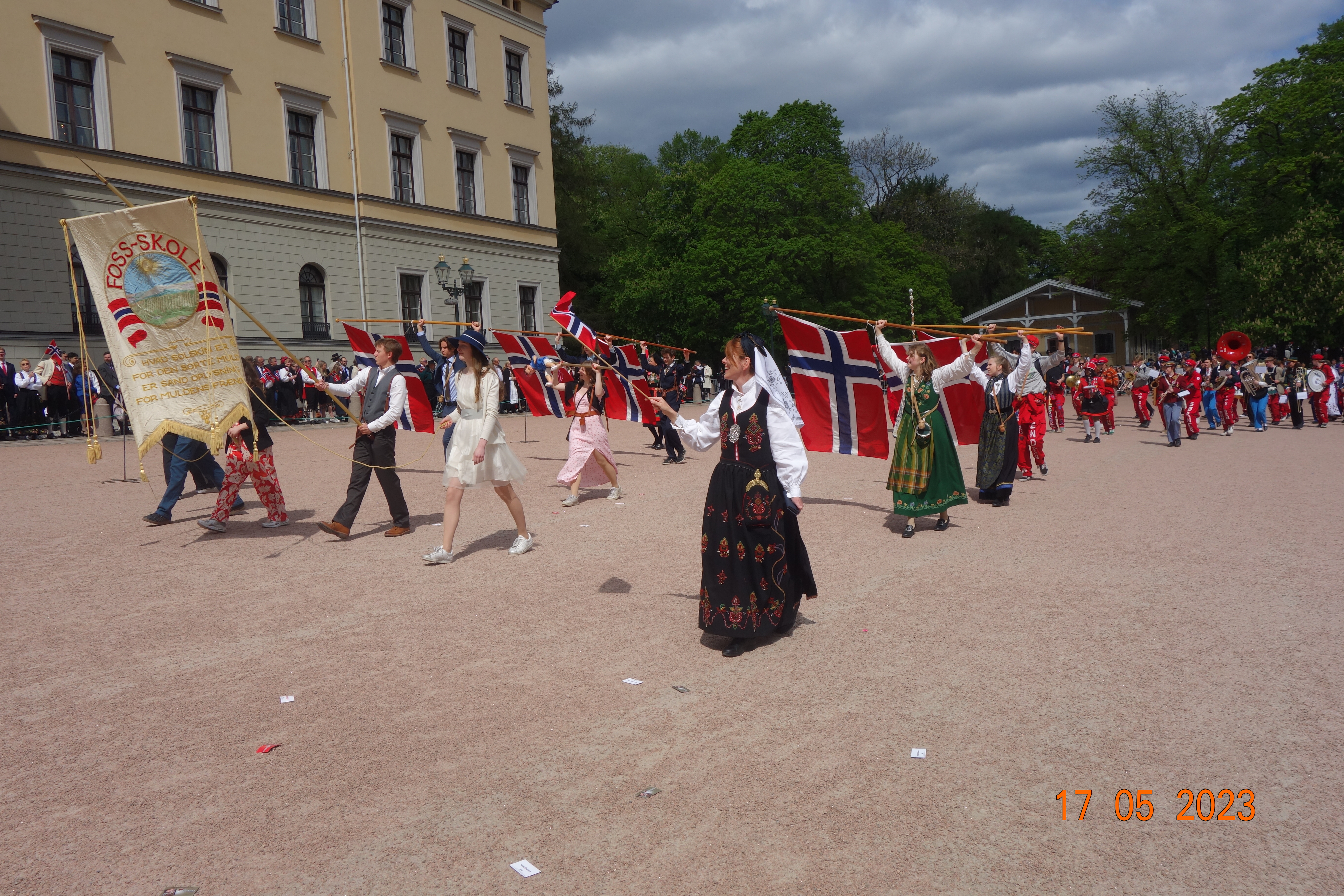 Foto: Foss vgs Grunnlovsdagen 2023