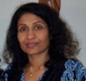 en person med langt hår